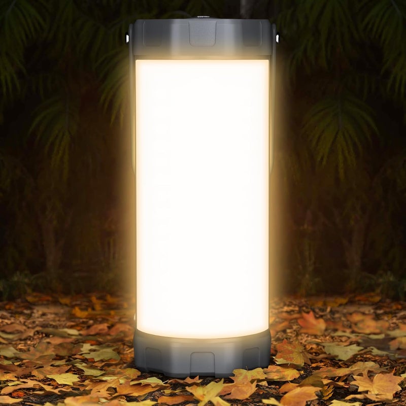 Glocusent 106 LED Camping Lights, Up to 80Hrs, 5000mAh Camping Lantern Rechargeable with 5 Brightness 3 Modes & SOS, IP68 Waterproof, Max 1200LM, Lanterns for Power Outages Hiking Emergency Hurricane - Image 1